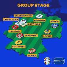 EURO 2024 HOST CITIES MAP2 | Soccersolved-com