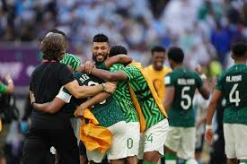 . Soccer underdog Saudi Arabia vs. Argentina (2022 Soccer World Cup) 2-1