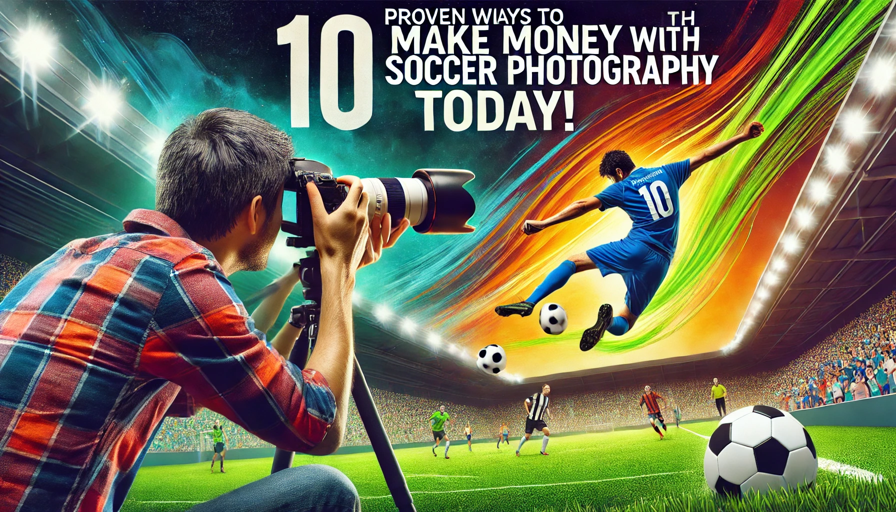 How to make money with soccer photography