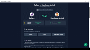 Use Our AI Soccer Analyst Tool Get Predictions, Results, and Expert Analysis